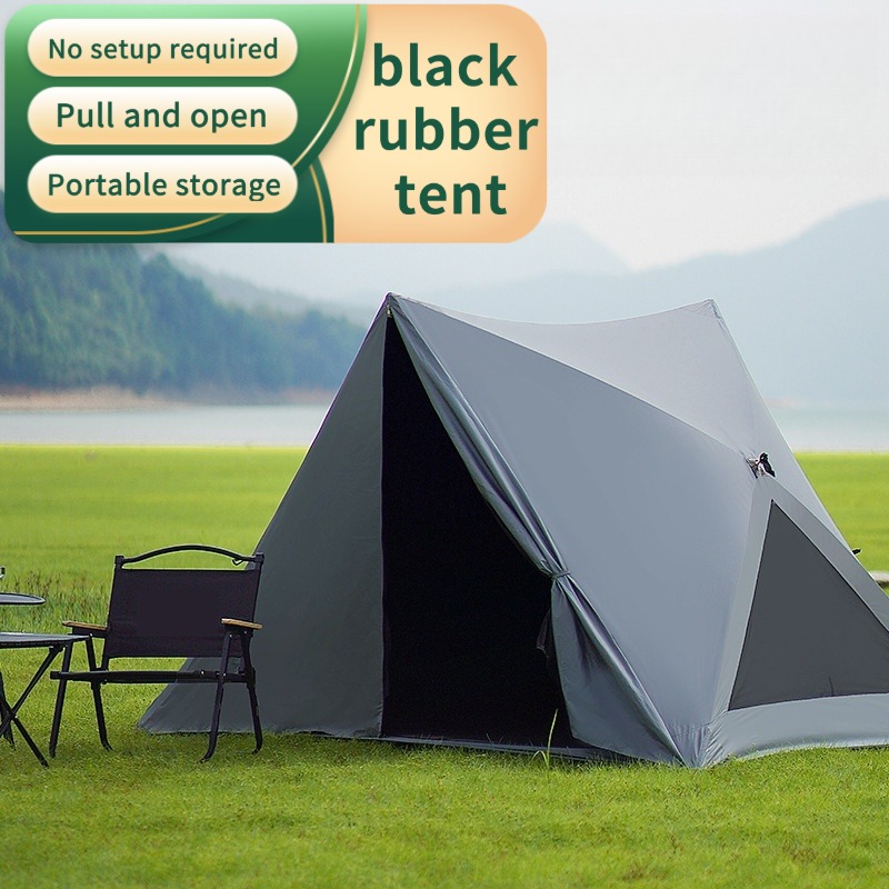 Emergency Mylar Tent - Sunscreen beach triangular tent portable outdoor
