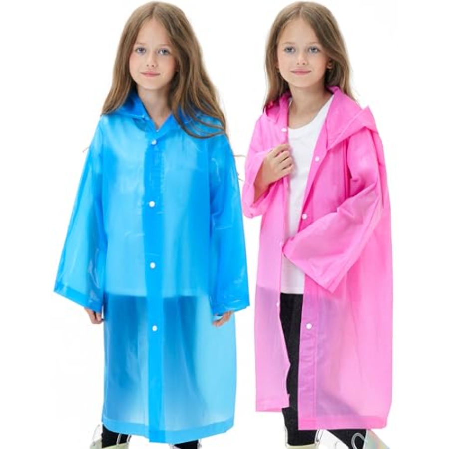 2 Pack Reusable Waterproof Rai – Emergency Poncho Rain recenzja i cena
