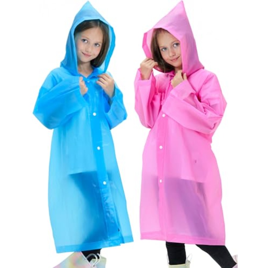 2 Pack Reusable Waterproof Rai – Emergency Poncho Rain recenzja i cena