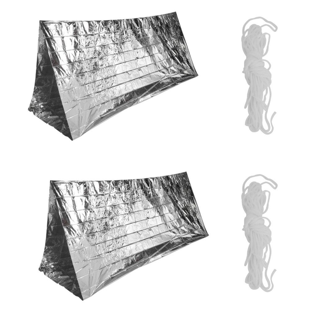 2 Pcs Durable Reflective Emerg – Survival Blanket Reflective recenzja i cena