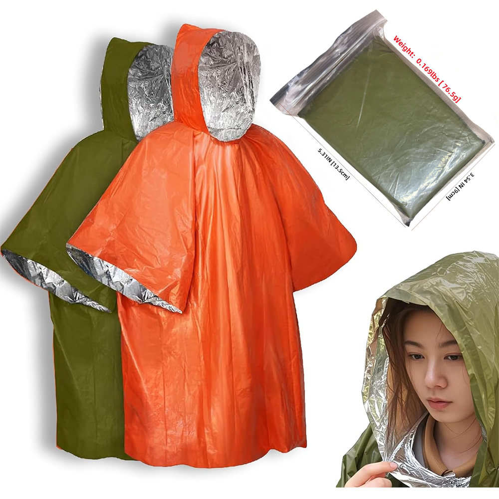 Camping Raincoat Waterproof Su – Survival Blanket Reflective recenzja i cena