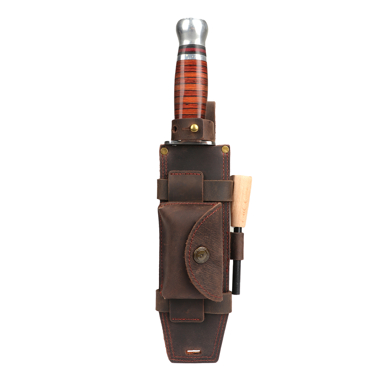 Tourbon Camping Leather thKnif – Bushcraft Knife Fixed recenzja i cena