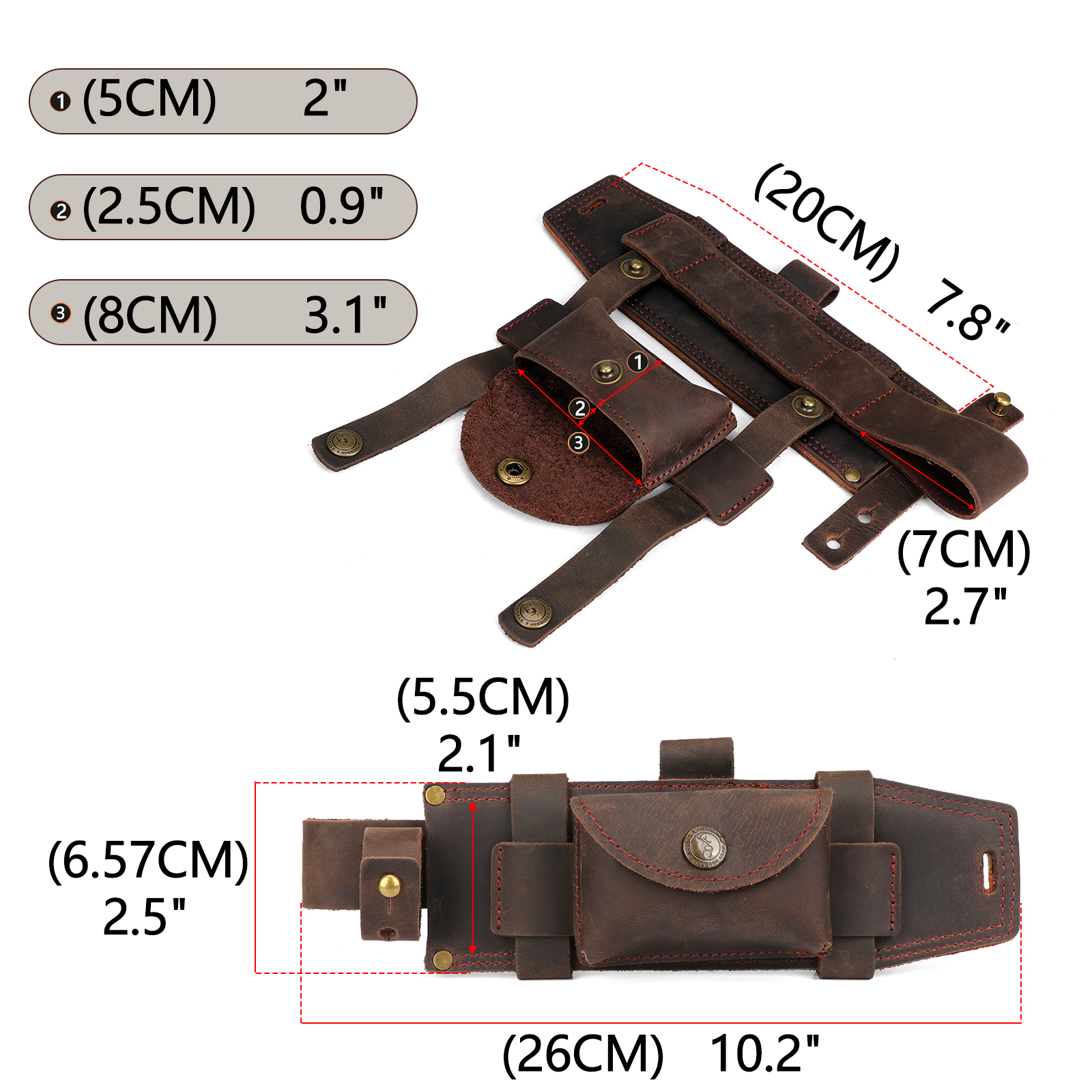 Tourbon Camping Leather thKnif – Bushcraft Knife Fixed recenzja i cena