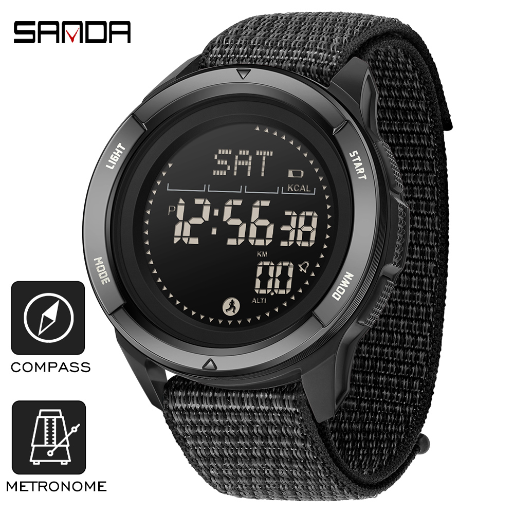 SANDA Brand Electronic Watches – Compass Lensatic recenzja i cena