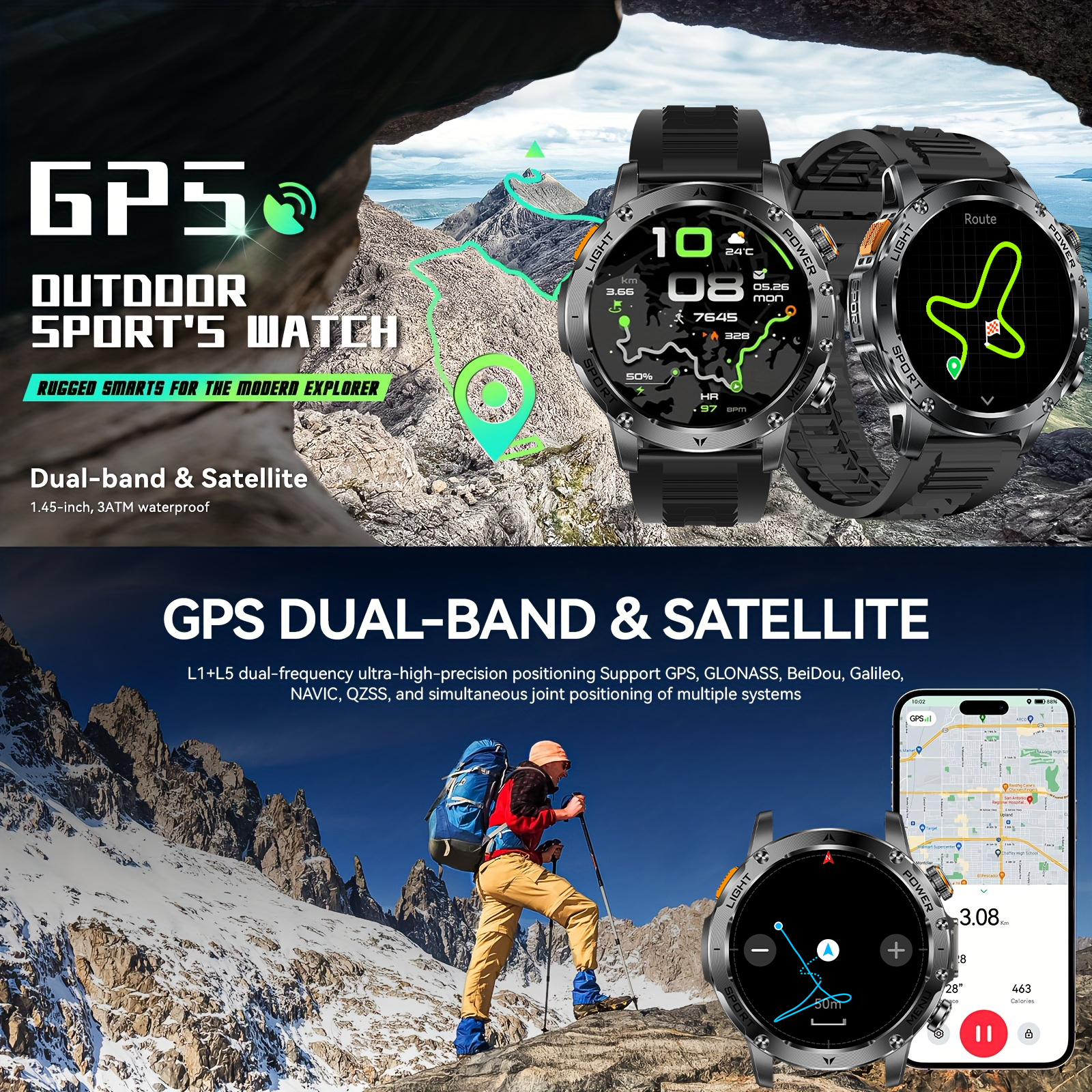 2025 New GPS Outdoor Sports Sm – Compass Lensatic recenzja i cena