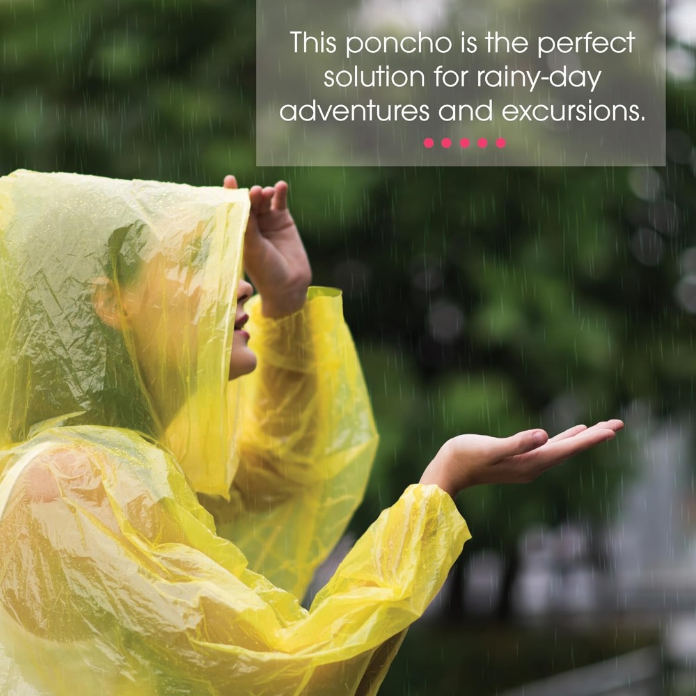 Disposable Yellow Rain Ponchos – Emergency Poncho Rain recenzja i cena