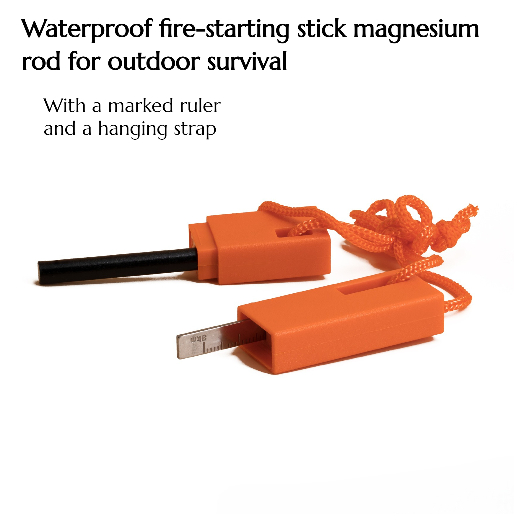 5PCS Outdoor Survival Waterpro – Magnesium Fire Starter recenzja i cena