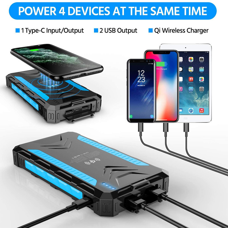 36000mAh Solar Power Bank Fast – Solar Emergency Charger recenzja i cena