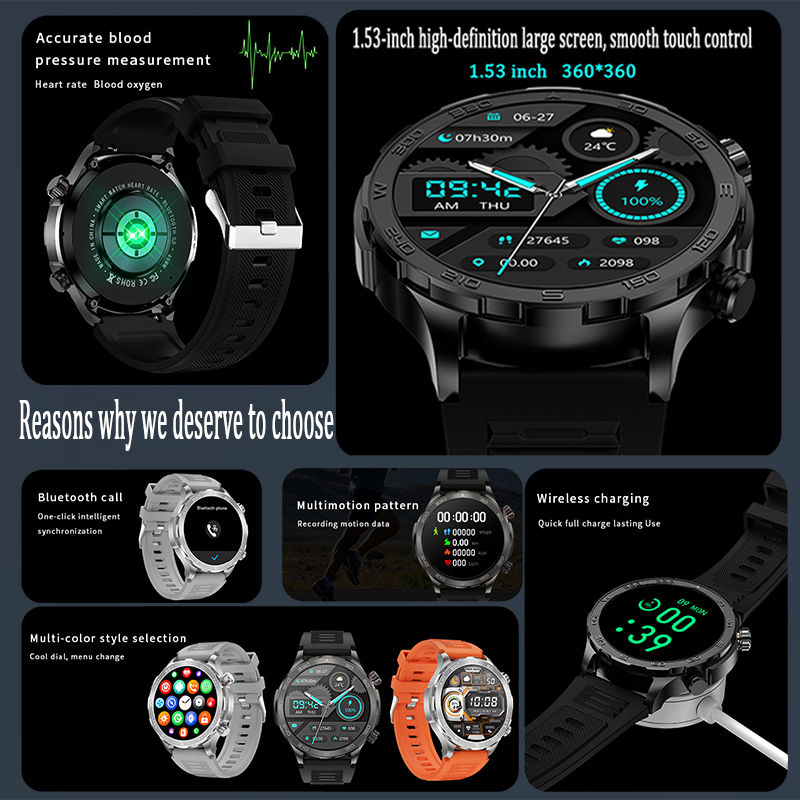 New GPS Track Smart Watch Men  – Compass Lensatic recenzja i cena