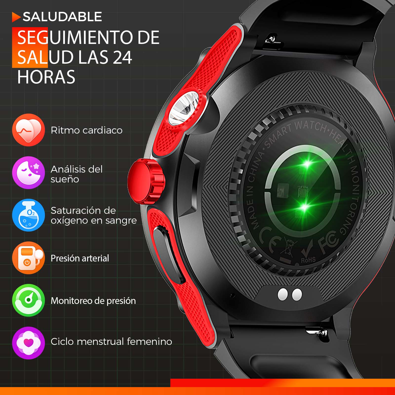 EIGIIS Smart Watch 3ATM Waterp – Compass Lensatic recenzja i cena