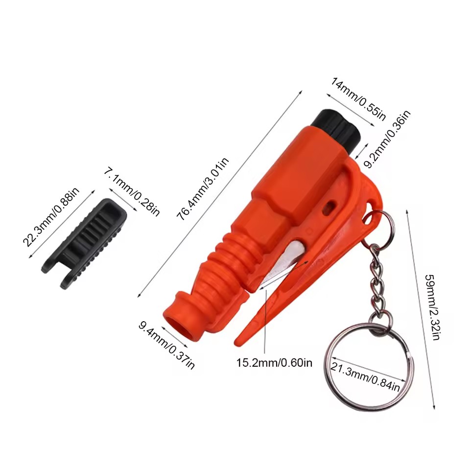 Safety Hammer Car Escape Tool  – Rescue Rope Throw recenzja i cena