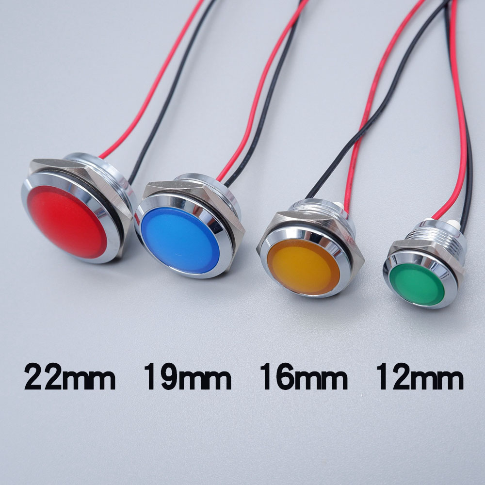Metal LED Indicator Light 12mm – Signal Panel Orange recenzja i cena