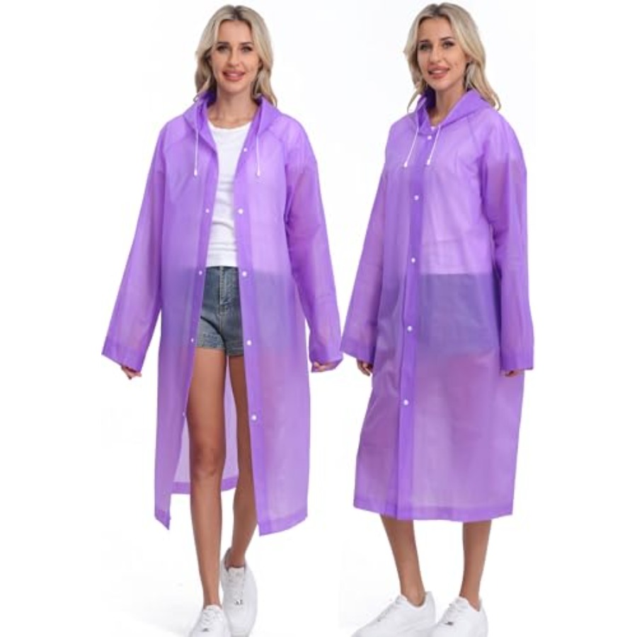 2-Pack Reusable Rain Ponchos f – Emergency Poncho Rain recenzja i cena