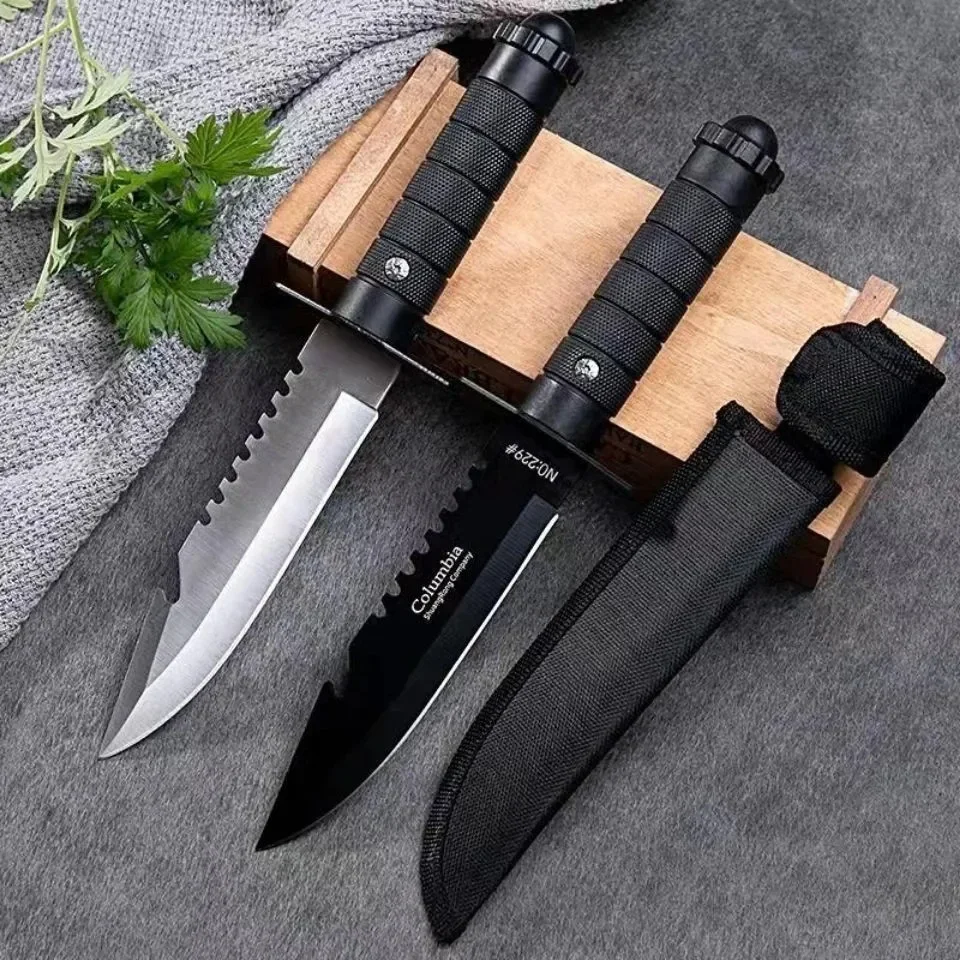 7CR17MOV Camping Outdoor Strai – Bushcraft Knife Fixed recenzja i cena