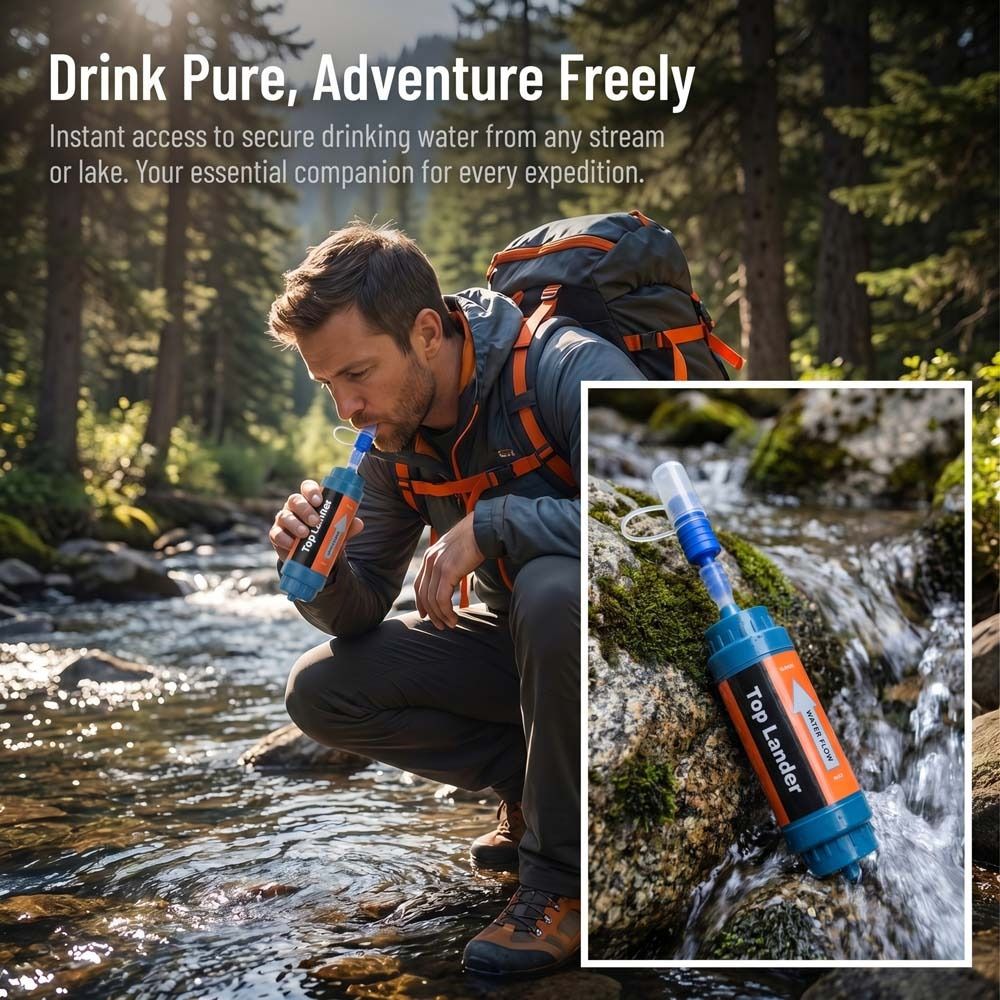 Mini Mini Water Filter Straw S – Water Purification Straw recenzja i cena