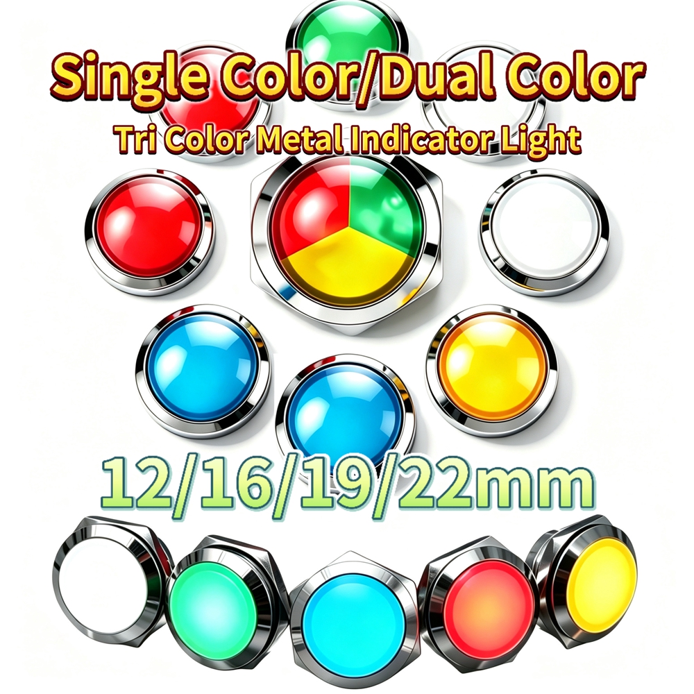 12mm 16mm 19mm 22mm Metal LED  – Signal Panel Orange recenzja i cena