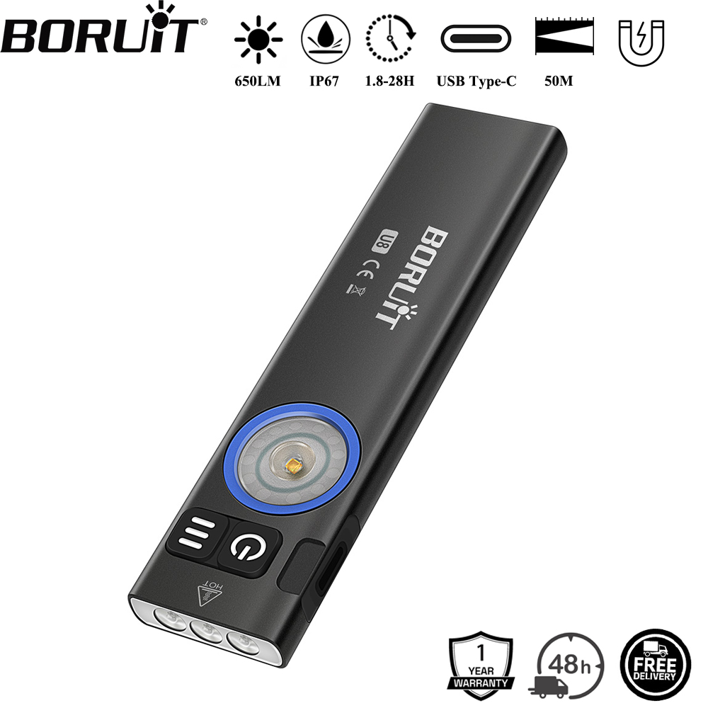BORUiT U8 650LM EDC LED Flashl – Fishing Kit Compact recenzja i cena