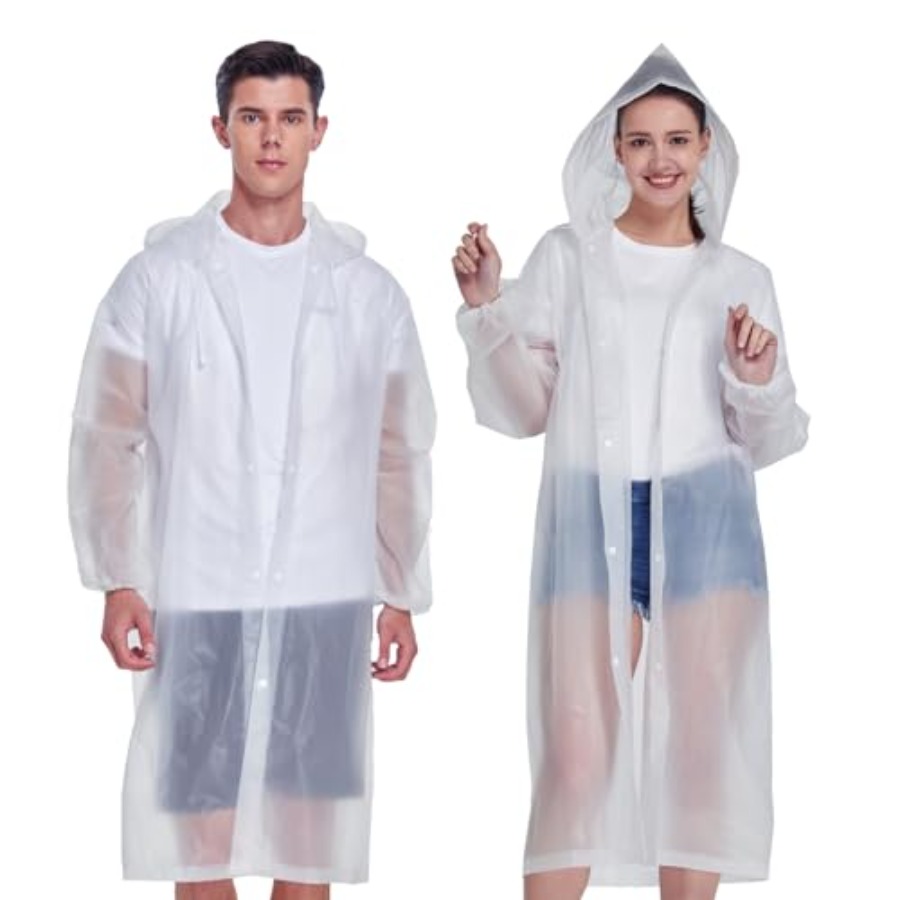 2 Pack Waterproof Rain Ponchos – Emergency Poncho Rain recenzja i cena