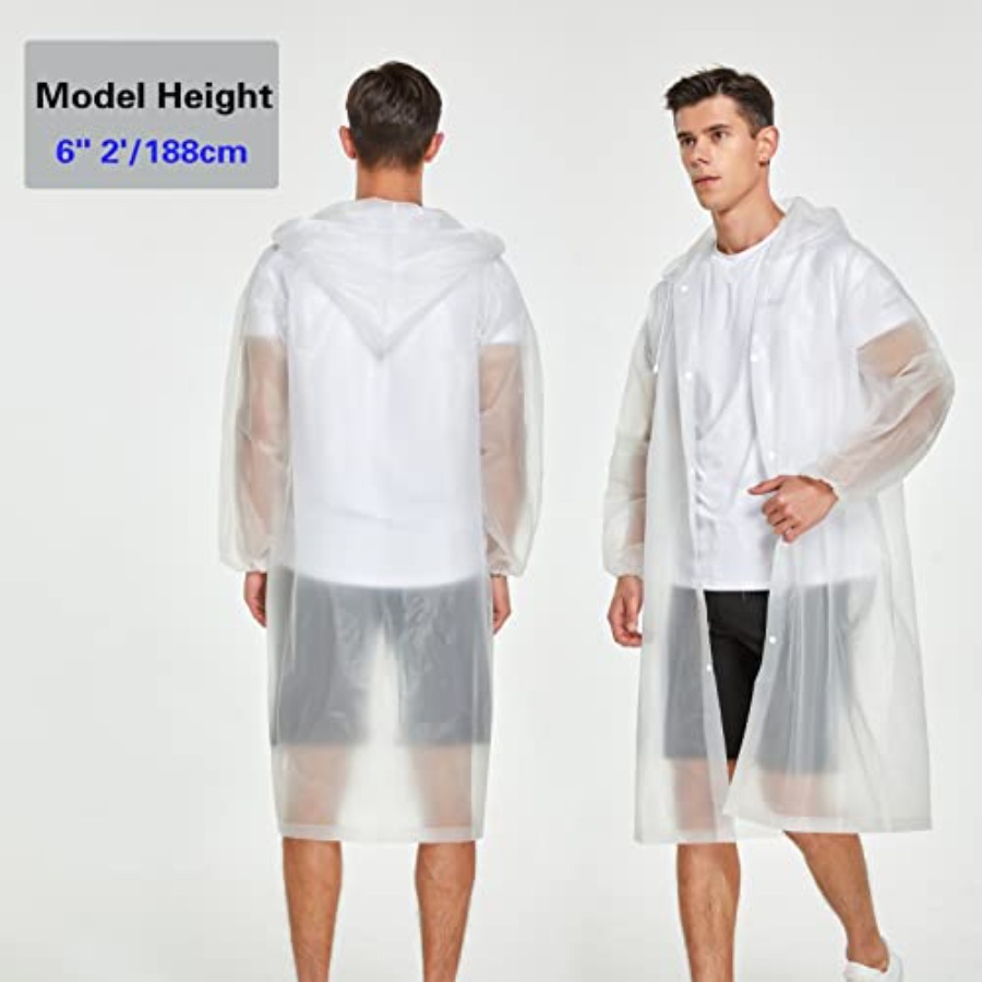 2 Pack Waterproof Rain Ponchos – Emergency Poncho Rain recenzja i cena