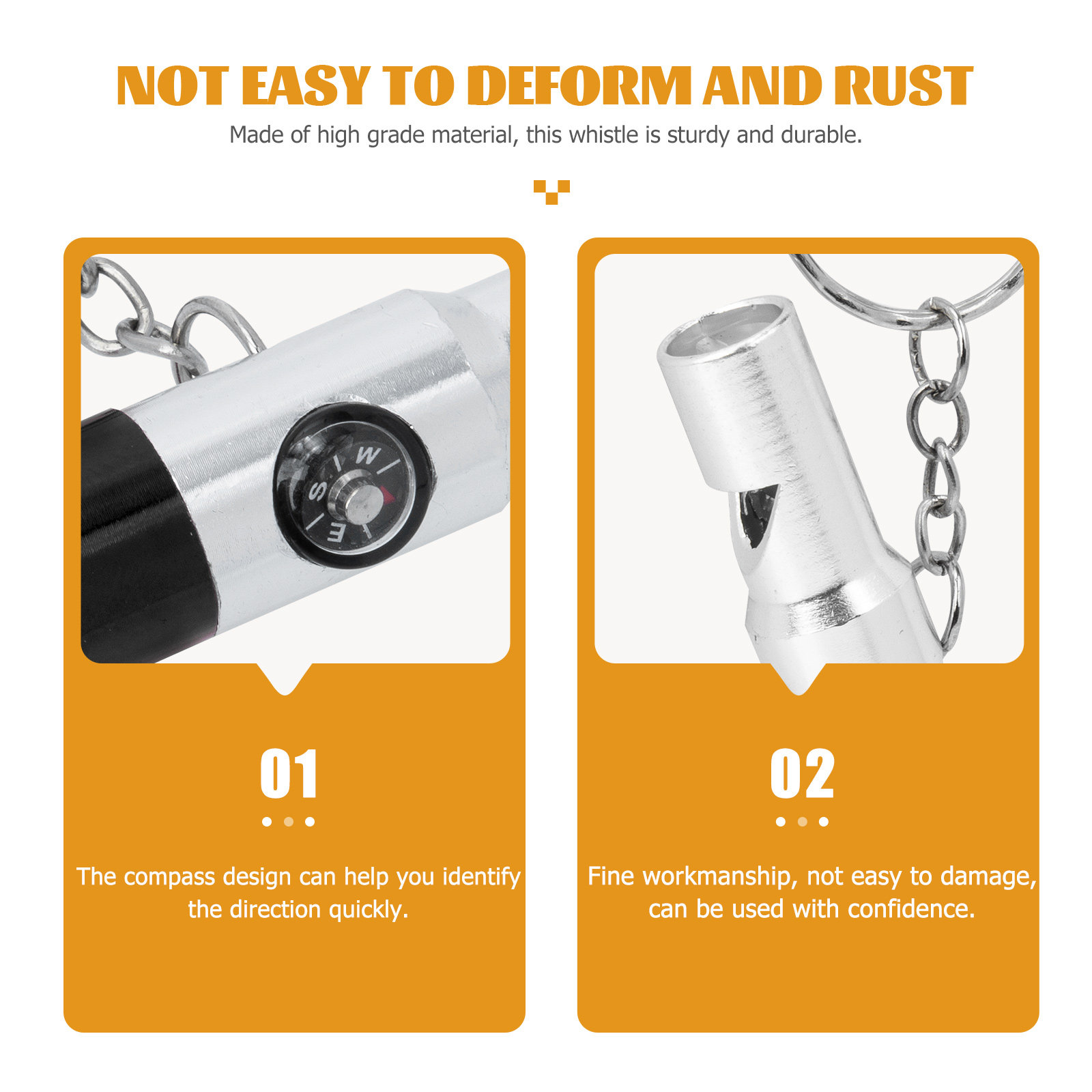 2Pcs Multifunctional Survival  – Emergency Whistle Loud recenzja i cena