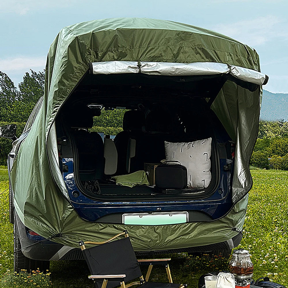 Outdoor Car Rear Tent Camping  – Emergency Mylar Tent recenzja i cena