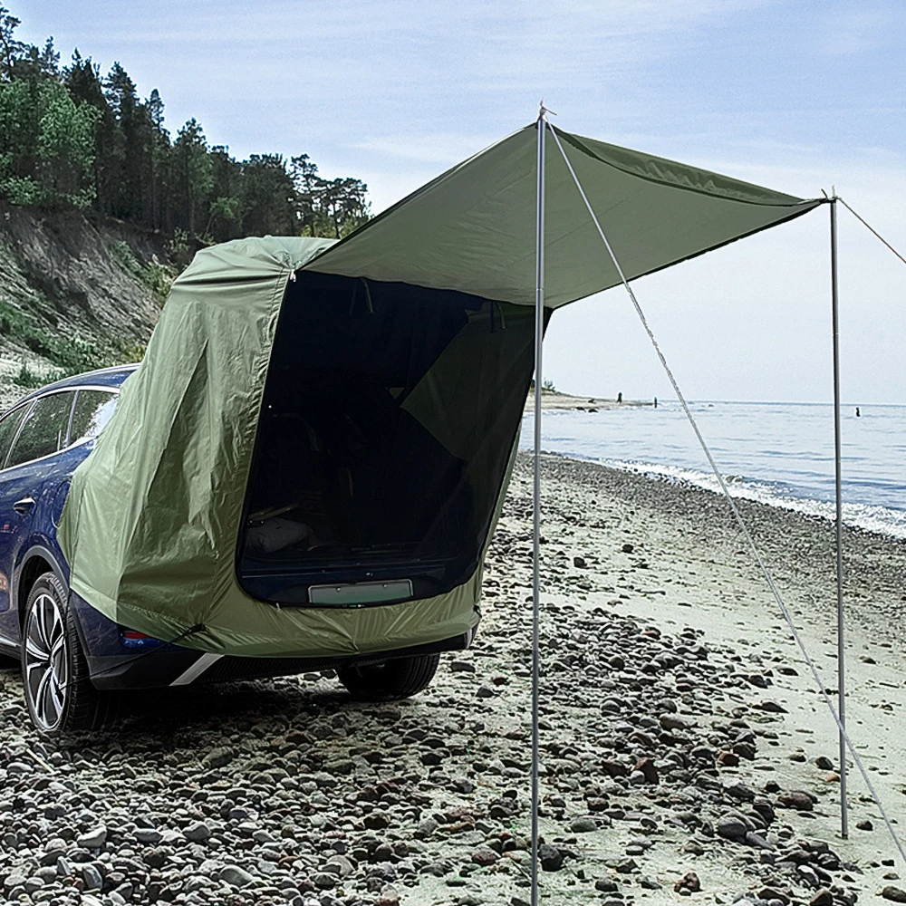 Outdoor Car Rear Tent Camping  – Emergency Mylar Tent recenzja i cena