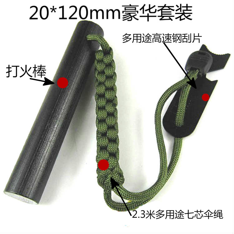 20 * 120mm Large-sized Waterpr – Magnesium Fire Starter recenzja i cena