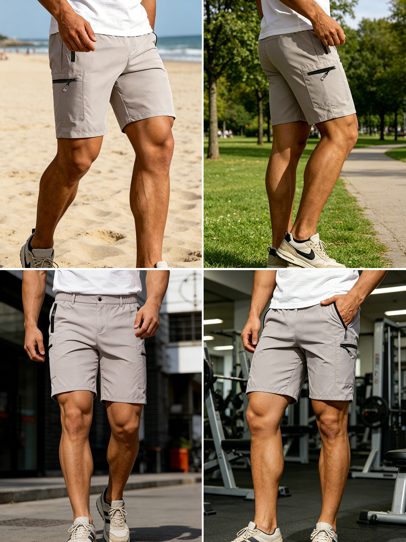 Men's Short Cargo Shorts Multi – Fishing Kit Compact recenzja i cena