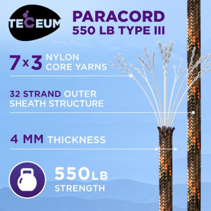 Reflective Paracord Rope 1000  – Para Cord 1000Ft recenzja i cena