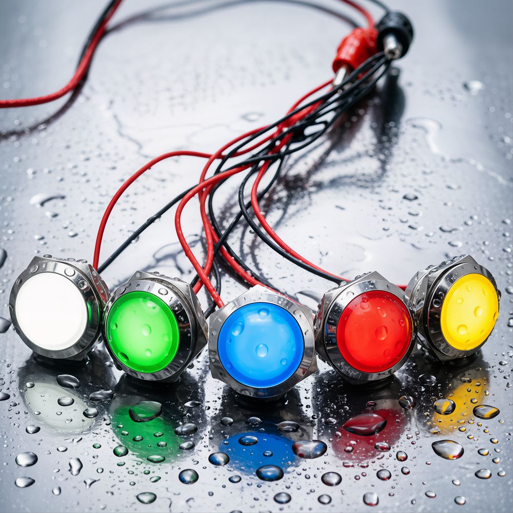 Metal LED Indicator Light 12mm – Signal Panel Orange recenzja i cena