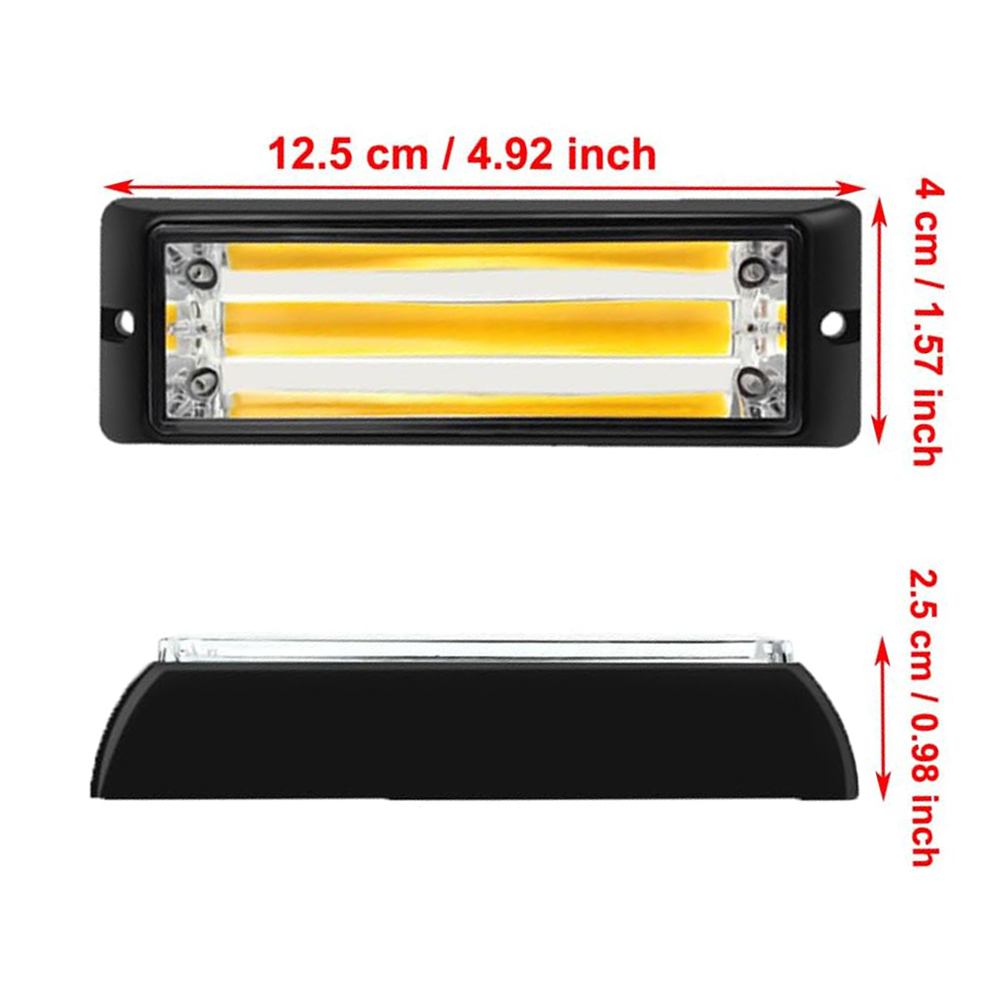 2pcs COB LED Warning Light Eme – Sos Light Strobe recenzja i cena