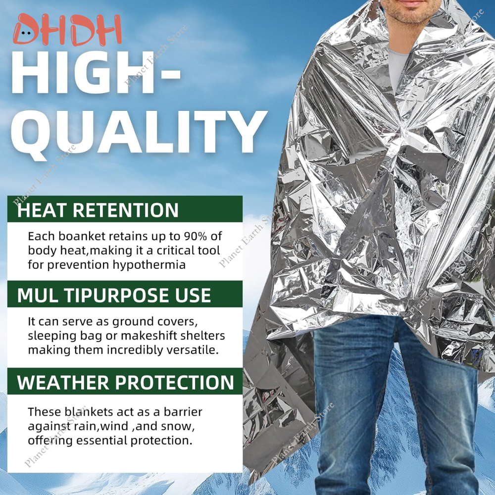 Emergency Thermal Blanket 5/10 – Survival Blanket Reflective recenzja i cena