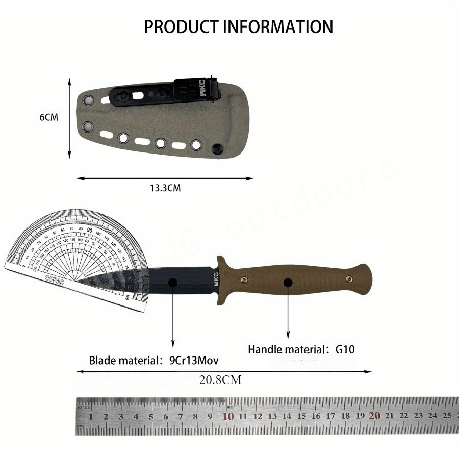 High Hardness MKC V24 Fixed Bl – Bushcraft Knife Fixed recenzja i cena