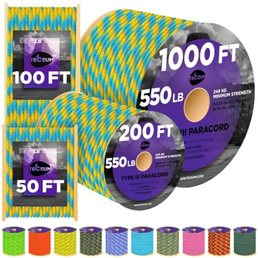 Reflective Paracord Rope 1000  – Para Cord 1000Ft recenzja i cena