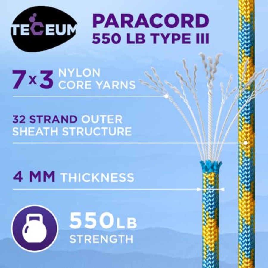 Reflective Paracord Rope 1000  – Para Cord 1000Ft recenzja i cena