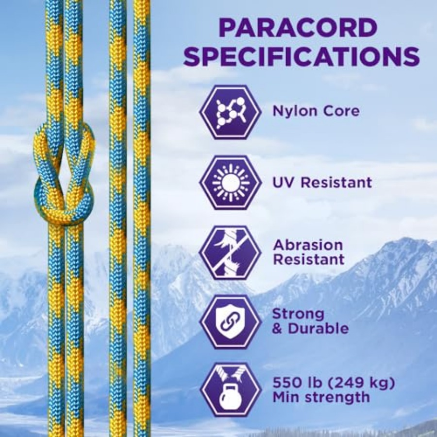 Reflective Paracord Rope 1000  – Para Cord 1000Ft recenzja i cena