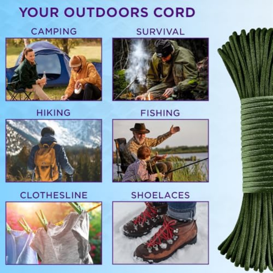 Reflective Paracord Rope 1000  – Para Cord 1000Ft recenzja i cena