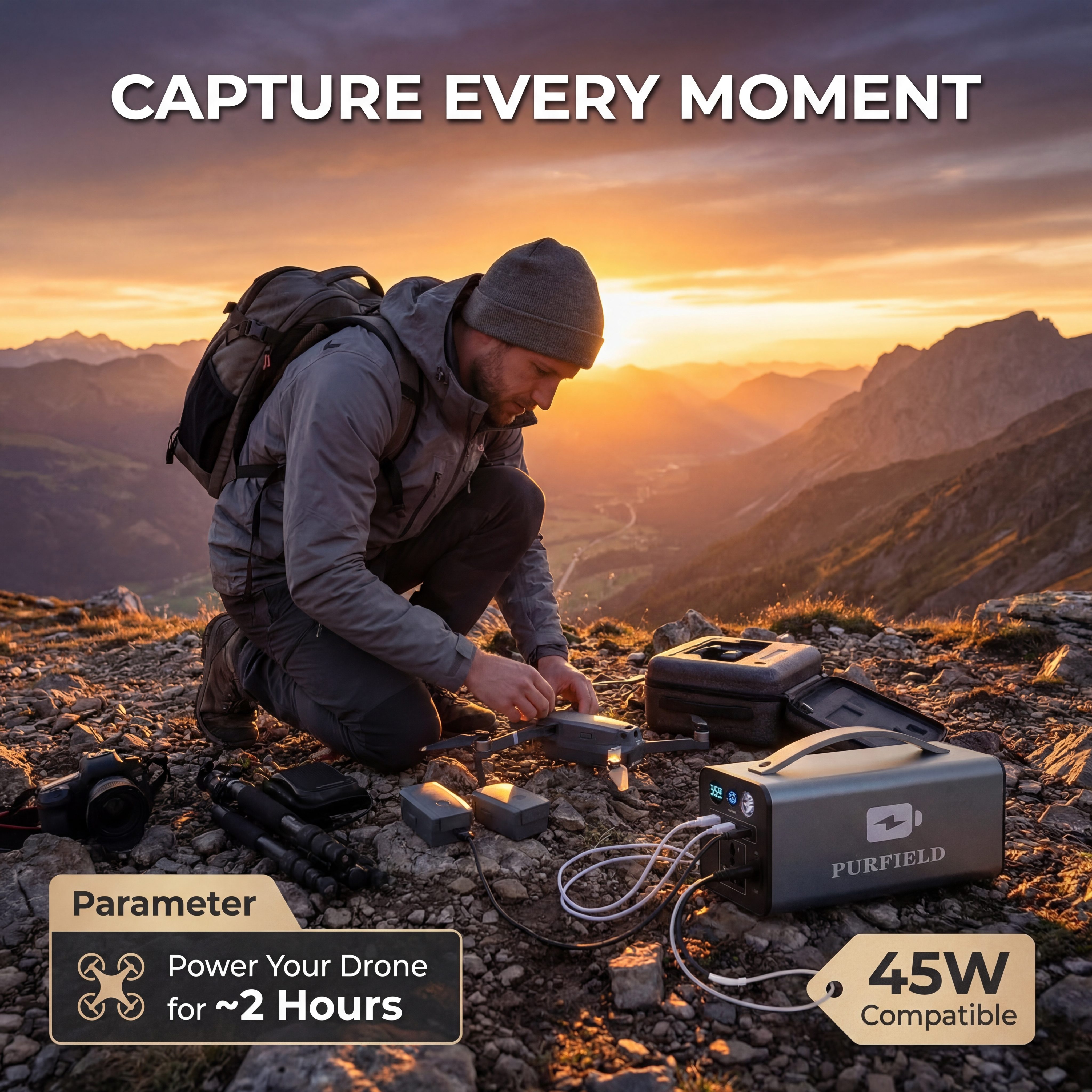 180W Outdoor Power Station 320 – Solar Emergency Charger recenzja i cena