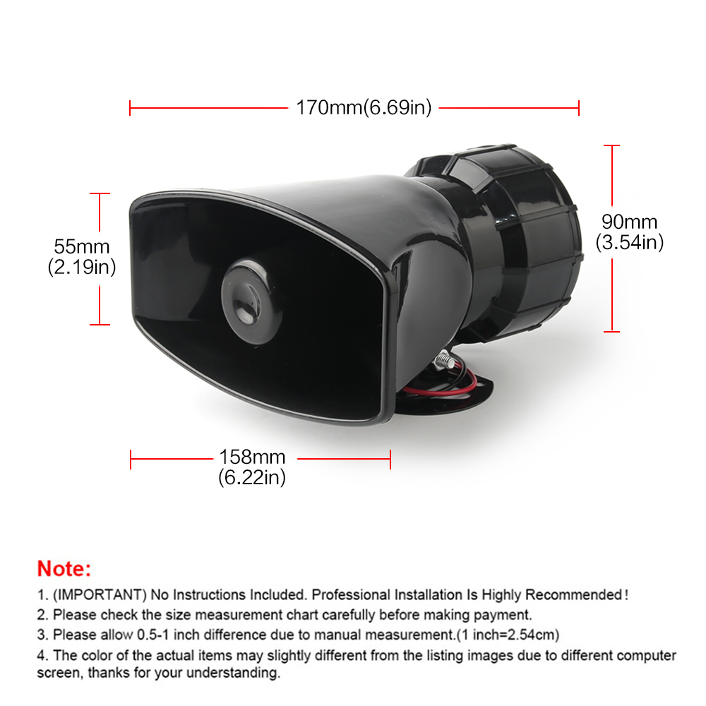 12V Speaker 130dB Wireless Ele – Emergency Whistle Loud recenzja i cena