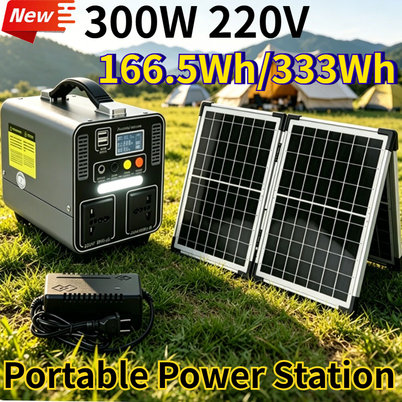 300W 166.5Wh/333Wh Portable Po – Solar Emergency Charger recenzja i cena