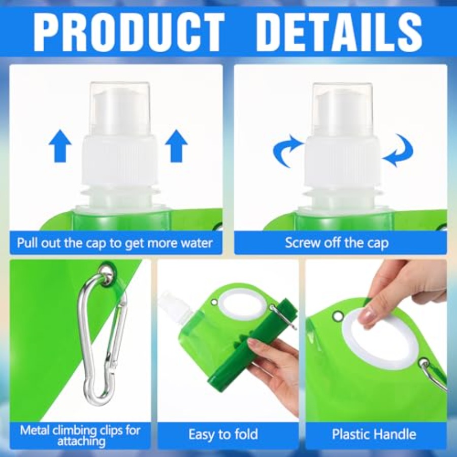 22 oz Collapsible Water Bottle – Water Bag Collapsible recenzja i cena