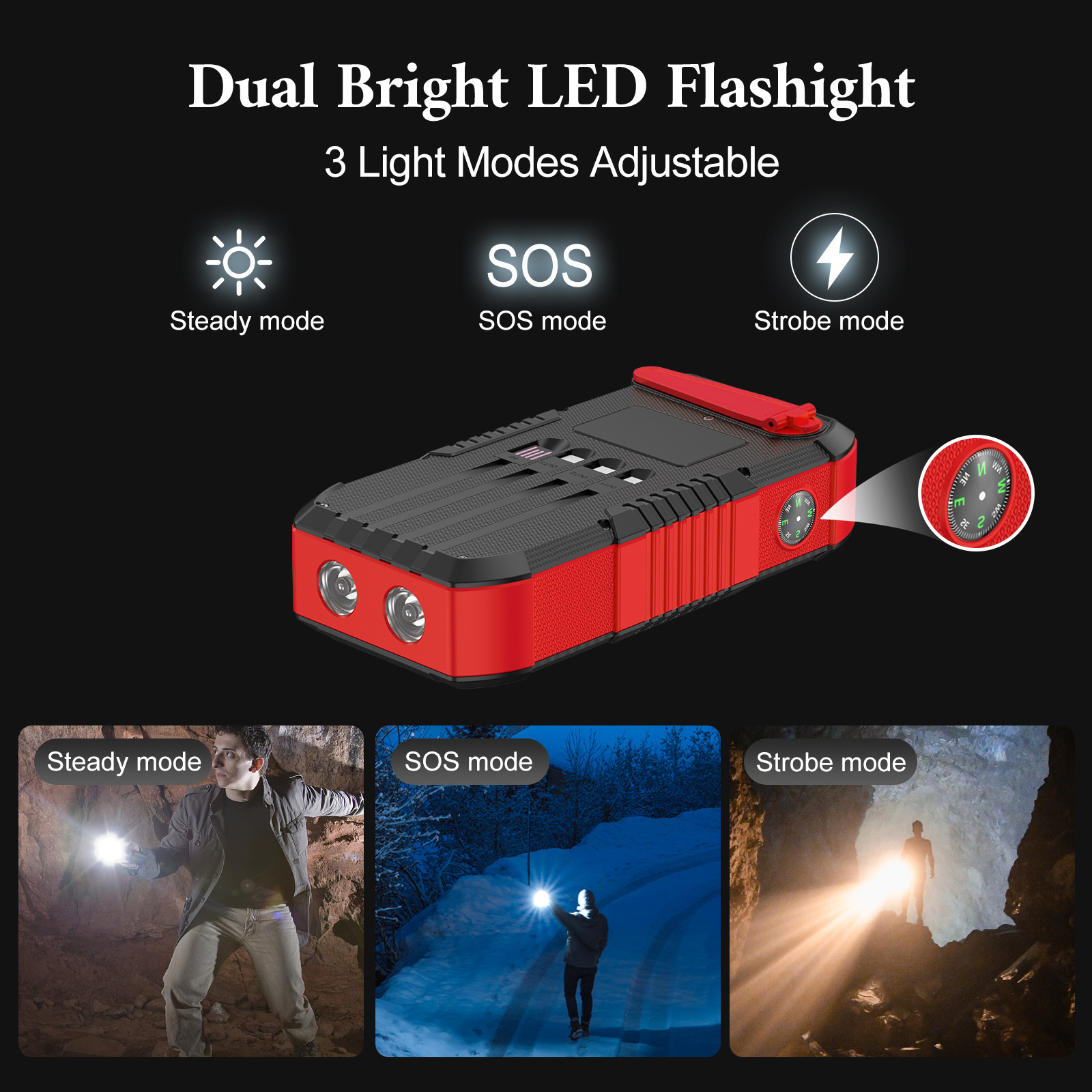 Hand Crank Solar Power Bank 66 – Solar Emergency Charger recenzja i cena