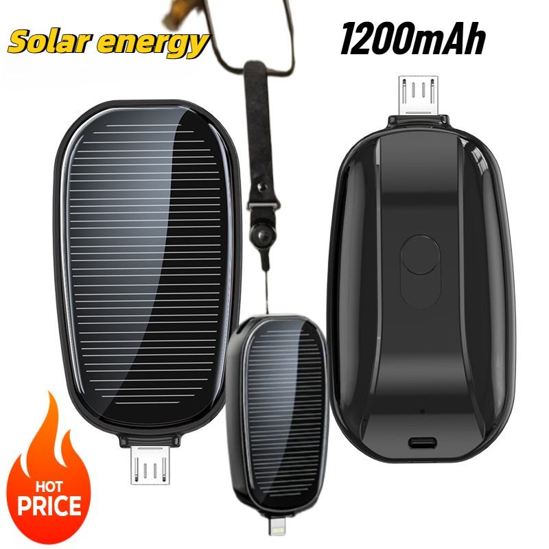 1200mAh Solar Mini Power Bank  – Solar Emergency Charger recenzja i cena
