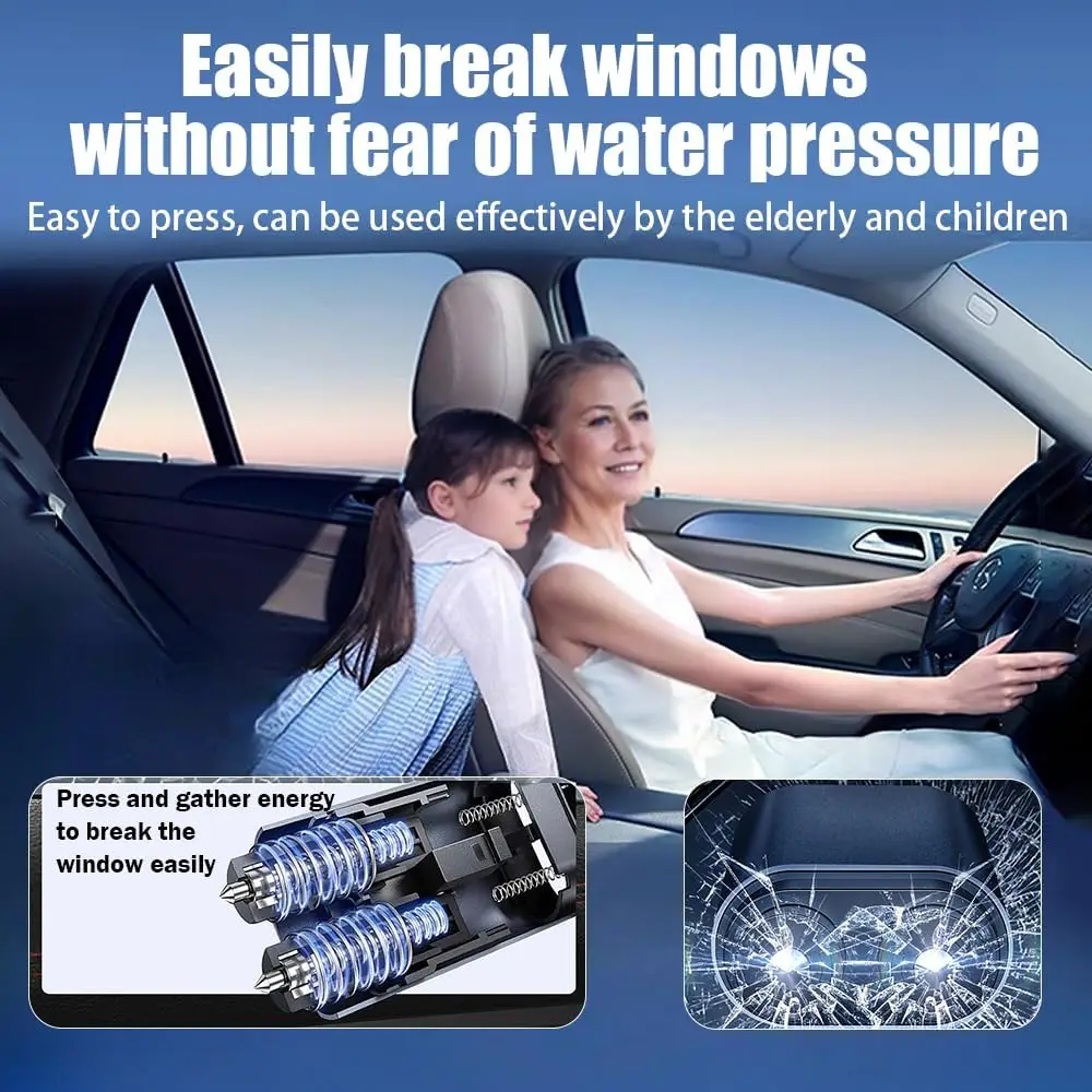 Car Safety Hammer 2-in-1 Windo – Rescue Rope Throw recenzja i cena
