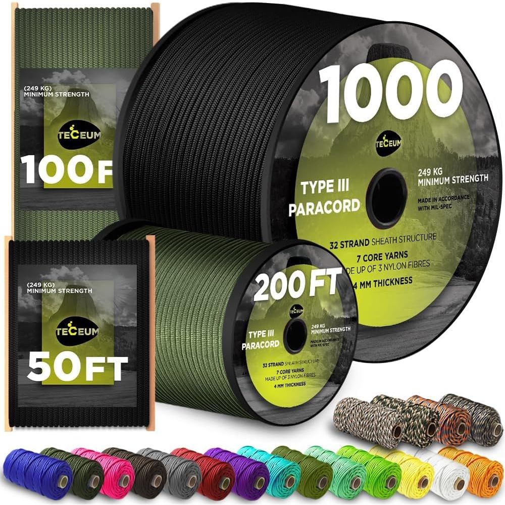 5/32 1000ft Paracord Rope - 20 – Para Cord 1000Ft recenzja i cena