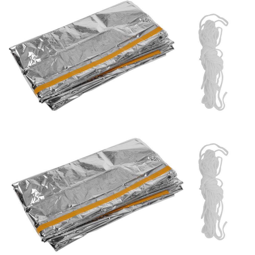 2 Pcs Durable Reflective Emerg – Survival Blanket Reflective recenzja i cena