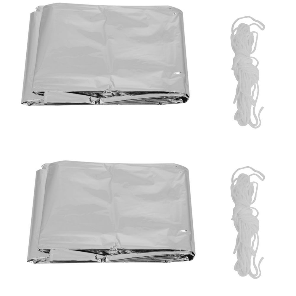 2 Pcs Durable Reflective Emerg – Survival Blanket Reflective recenzja i cena