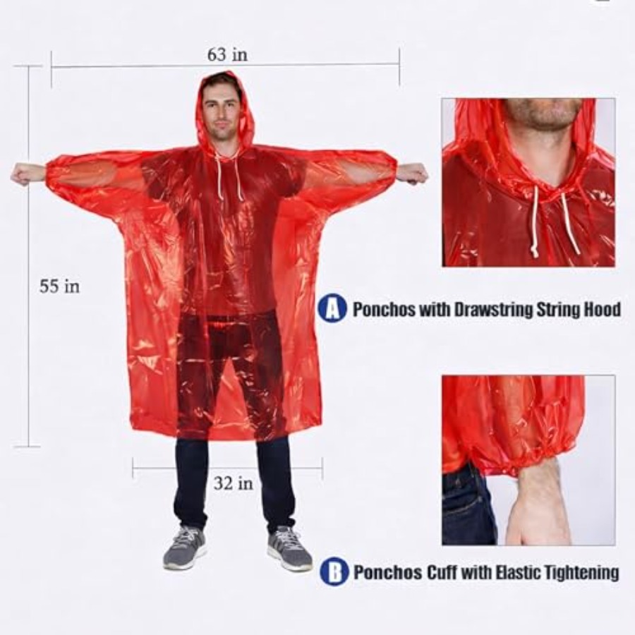 Mindful Design Rain Ponchos wi – Emergency Poncho Rain recenzja i cena