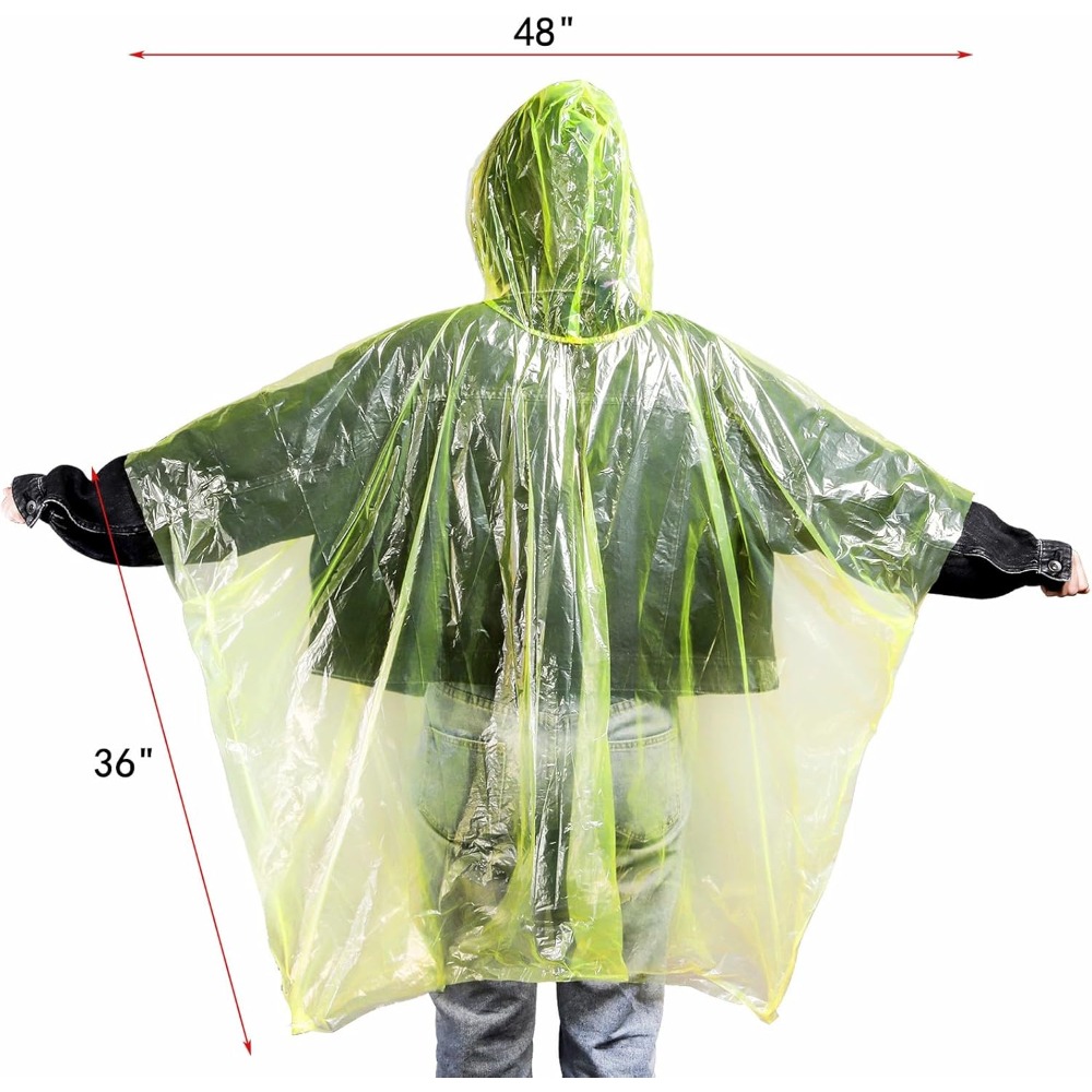20 Pack Disposable Rain Poncho – Emergency Poncho Rain recenzja i cena