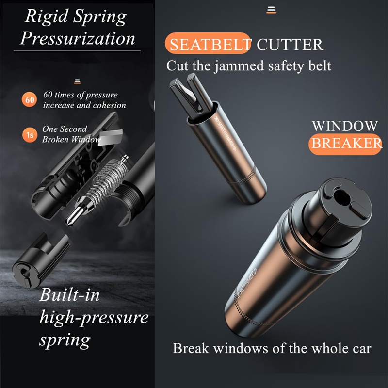 2 In 1 Car Safety Hammer Emerg – Rescue Rope Throw recenzja i cena
